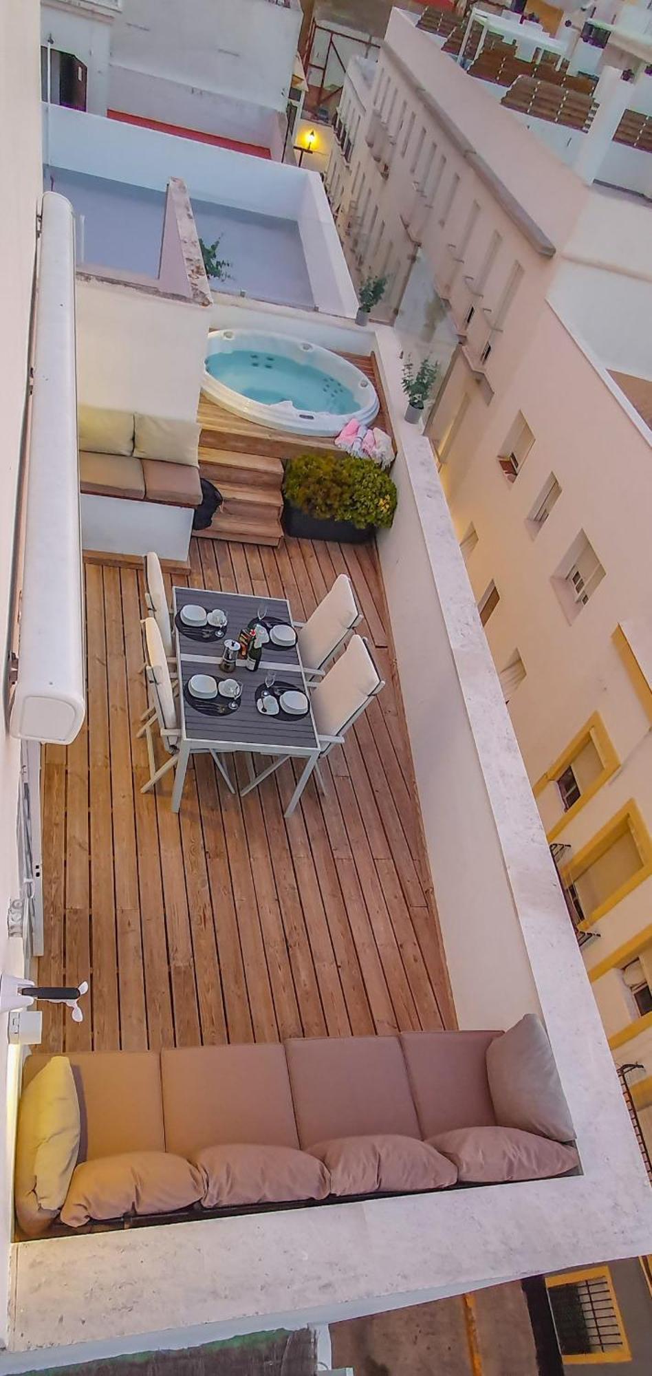 Penthouse With Jacuzzi, And Garaje Grupo Ac Gestion Apartment Cadiz Ngoại thất bức ảnh
