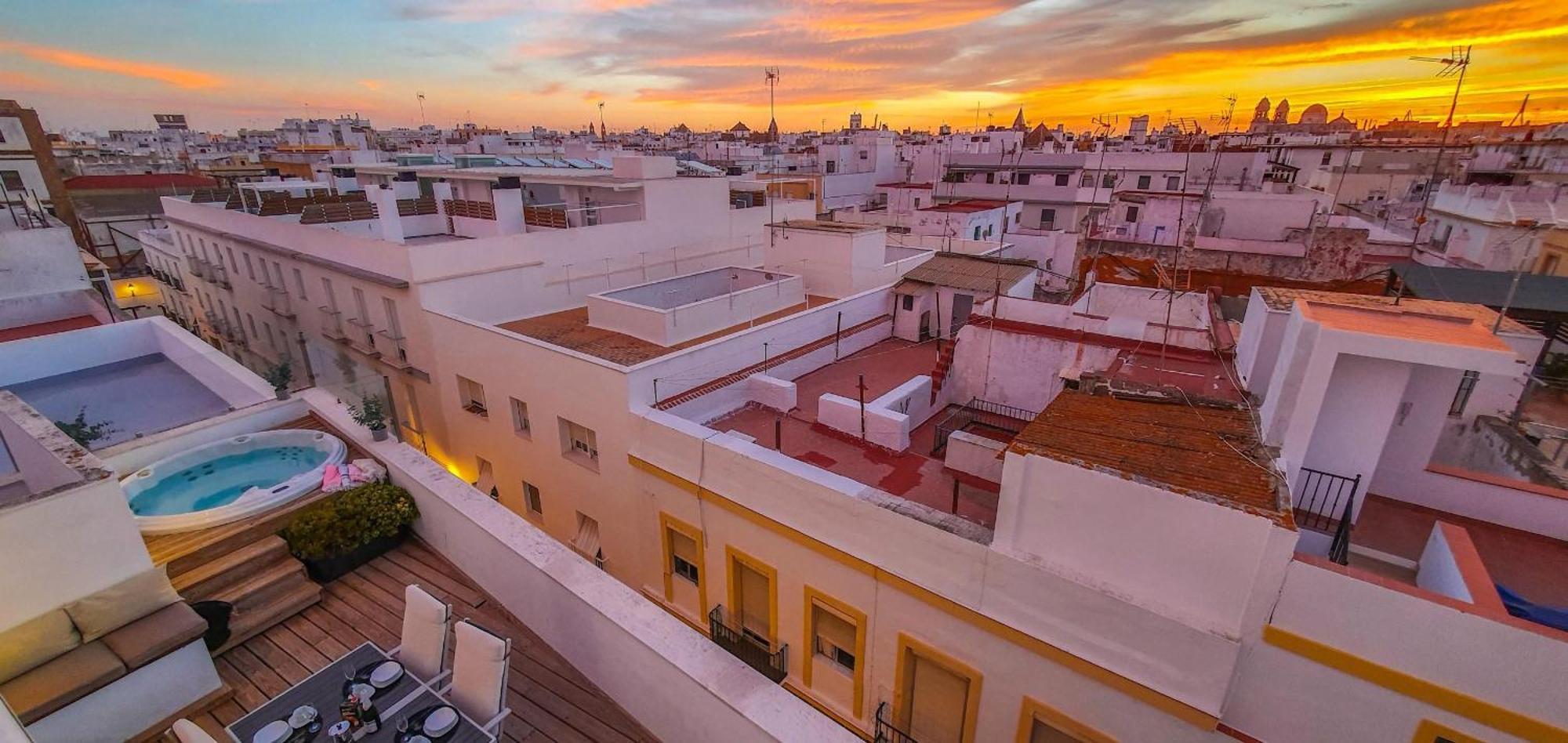Penthouse With Jacuzzi, And Garaje Grupo Ac Gestion Apartment Cadiz Ngoại thất bức ảnh